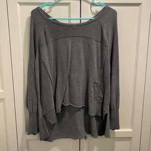 Eileen Fisher Gray Sweater S High Low